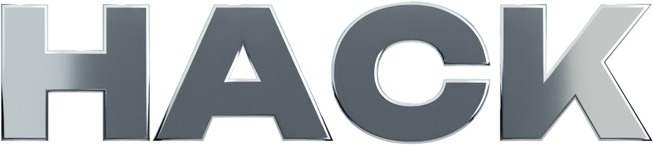Hack chrome wordmark